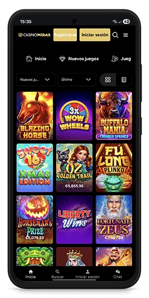 descargar Casino Midas en Android