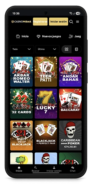 Midas Casino Bono de Bienvenida